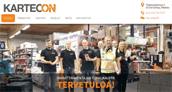 Desktop Screenshot of kartecon.fi